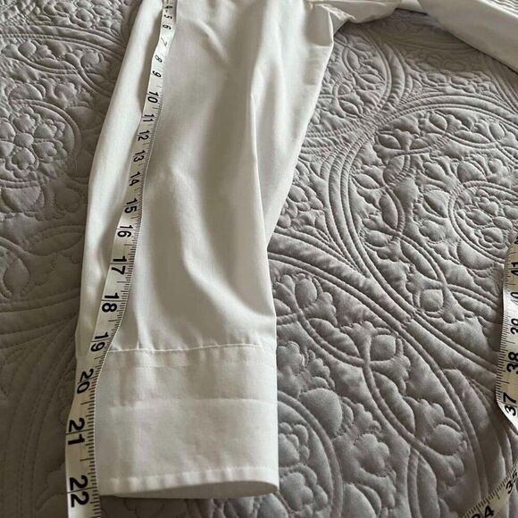 Men's white NEIL ALLYN tuxedo shirt in a regular cut, wing collar Sz. S- 38/31 - Picture 5 of 11